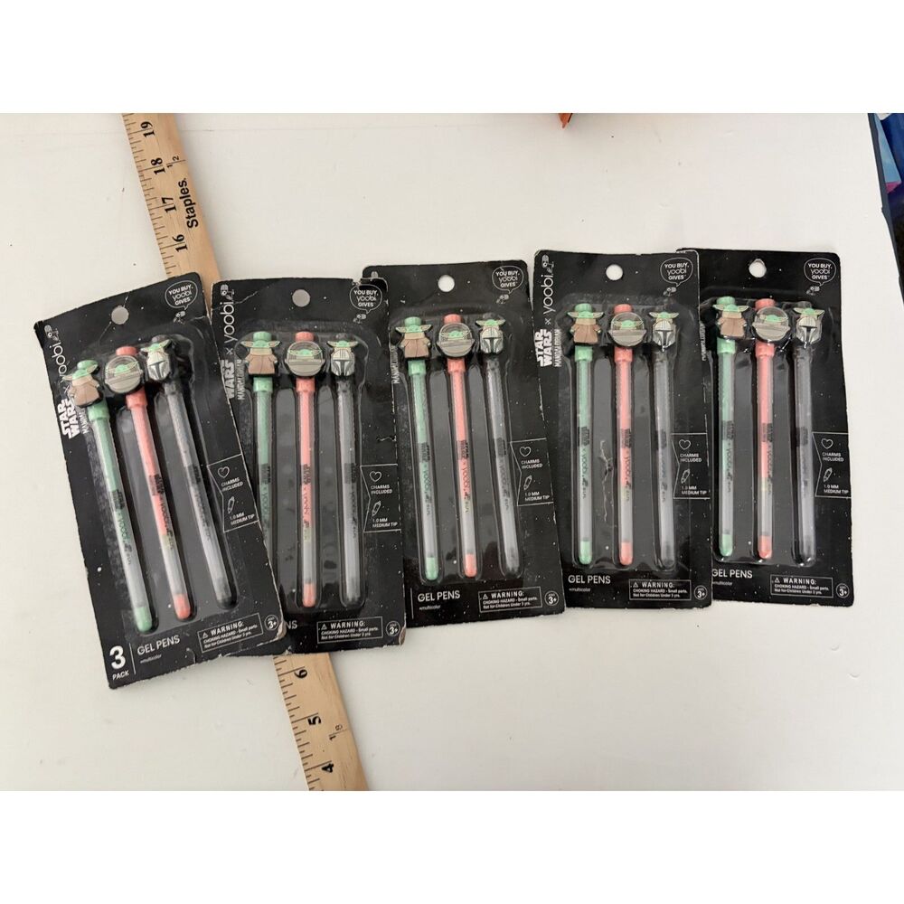 Youbi global Star wars gel pens set of 3 - 5 packages